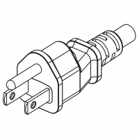 美规(美标)NEMA 5-15P 直式 AC插头2 P/ 3 芯接地 15A 125V