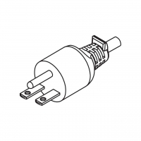 美规(美标)NEMA 6-15P 直式 AC插头2 P/ 3 芯接地 15A 250V