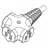 美规 (美标)工业用三位三向排插 3 芯 (NEMA 5-15R),  耐热.10A/13A/15A 125V