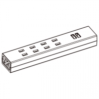 日本排插/插线板/ 拖线板/接线板 2 脚4 插位USB 充电 2 插位
