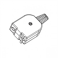 美规 (美标)AC电源线连接器2 芯 电饭锅专用15A 125V