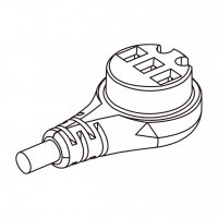 3 Pin 风扇用电源连接器 (弯头型式)