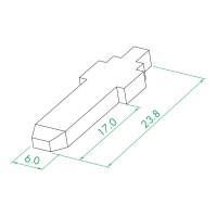 WS-044-7-1-1 E 端子(2*6)