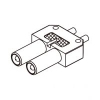 45A, 2-Pin 电池香蕉头插头 连接器