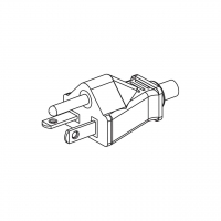 美规(美标)NEMA 5-20P 直式 AC插头2 P/ 3 芯接地 20A 125V