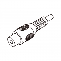 DC 直头型式  1-Pin 连接器