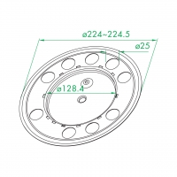 EM-149 绕线轴左铁盘