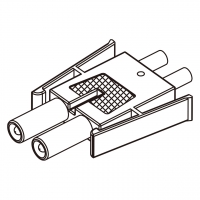 25A, 2-Pin 电池香蕉头插头 连接器