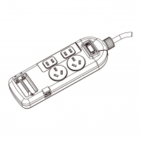 中规 (国标)排插/插线板/ 拖线板/接线板 2脚2 插位3 脚2 插位USB 2 插位充电+AA/AAA 电池充电座 10A 250V