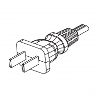 中国2-Pin AC插头, 6A,10A 250V