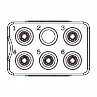 20A/30A, 6-Pin 电池香蕉头插头 连接器