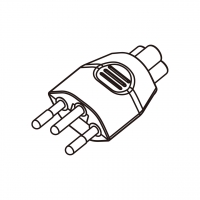 笔记本电脑专用AC转接头, 瑞士插头转IEC 320 C5连接器, 3转3-Pin, 2.5A 250V