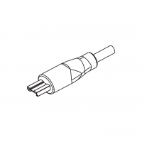 Micro USB B 插头, 5 Pin, (直头型式/ 非标规)