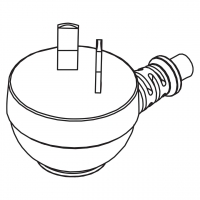 澳洲规2-Pin Protector AC插头10A 250V