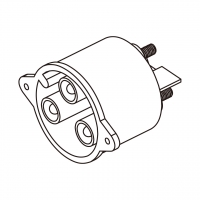 45A, 3-Pin 电池香蕉头 Inlet