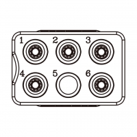 20A/30A, 6-Pin 电池香蕉头插头 连接器