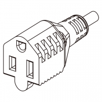 美规 (美标)AC电源线连接器3 芯 (NEMA 5-15R) 10A/13A/15A 125V