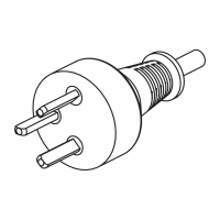 以色列3-Pin AC插头, 16A 250V