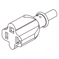 美规 (美标)AC电源线连接器3 芯 (NEMA 5-15R/20R)  13A/15A/20A 125V