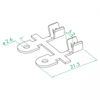 O2.6 圆盘端子(大铆口)