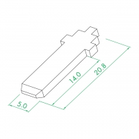 WS-044-7-1-1 L,N 端子(2*5)