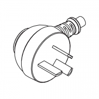 阿根廷3-Pin AC插头, 10A 250V