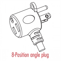 美规(美标)NEMA 5-15P/15R T 型 AC插头2 P/ 3 芯接地 15A 125V