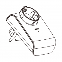 欧规 (欧标)AC转接头 3-Pin 插头转插座 Telecontrol Adapter