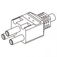 25A, 3-Pin 电池香蕉头插头 连接器