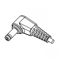 DC 弯头型式 1-Pin 连接器 OD Ø4.0 X ID1.7*9.5