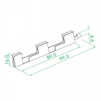 WS-161-5 E 端子 (4 连)