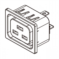 IEC 320 Sheet J 三孔家电用品AC母插座(Outlet)16A 250V