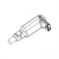 Mini USB B 插头, 5 Pin (弯头型式)