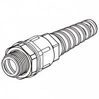 线材防拉扣, Thread 加螺旋式保护, 最大线材: OD ø8mm