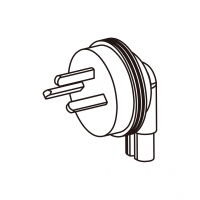 笔记本电脑专用AC转接头, 以色列弯头转IEC 320 C7连接器, 3转2-Pin, 2.5A 250V