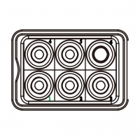 20A/30A, 6-Pin 母插座Outlet (孔位6)