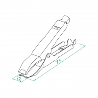 WS-233-2 鳄鱼夹手柄 (汽车专用充电夹)