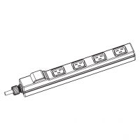 IEC 320 Sheet J 排插/插线板/ 拖线板/接线板 3 脚 4 插位 16A 250V