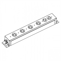 NEMA L6-15R排插/插线板/ 拖线板/接线板 NEMA L6-15R 3 脚 6 插位 15A 125V