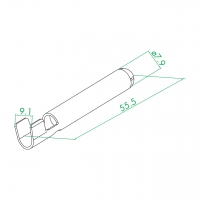 WS-001P O 8.0 铜管