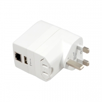 AC转DC 5V 1A USB 多国转接Wi-Fi 路由器, 美国/欧洲/英国/澳洲