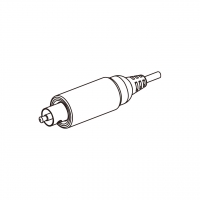 DC 插头直头型式 1-Pin (Ø9.2 X 7.0 & Ø3.5 X 14)