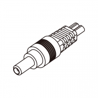 DC 直头型式  1-Pin 连接器