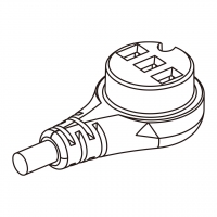 3 Pin 风扇用电源连接器 (弯头型式)