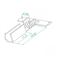 WS-002 系列2X4U 型端子(大铆口)