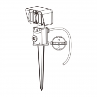 德规 (德标) 花园园艺电力插 2 插位3 脚 10A/16A 250V