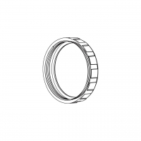 美规工业20/30 Amp 锁固插头防水配件Boot, Threaded Ring (Black)