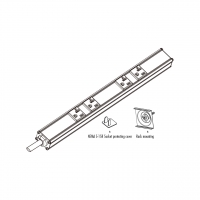 美规 (美标)PDU 电源分配器NEMA 5-15R/5-20R, 3 脚 4插位 15A/20A 125V