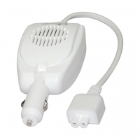 DC转AC 车用旋转插头转换器转 IEC320 C7 连接器(含30cm线材) 适用Apple NB/ Laptop (80W)(CLA)