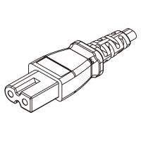 美规 (美标)IEC 320 C7 AC电源线连接器 2 芯直式10/13A 125/250V